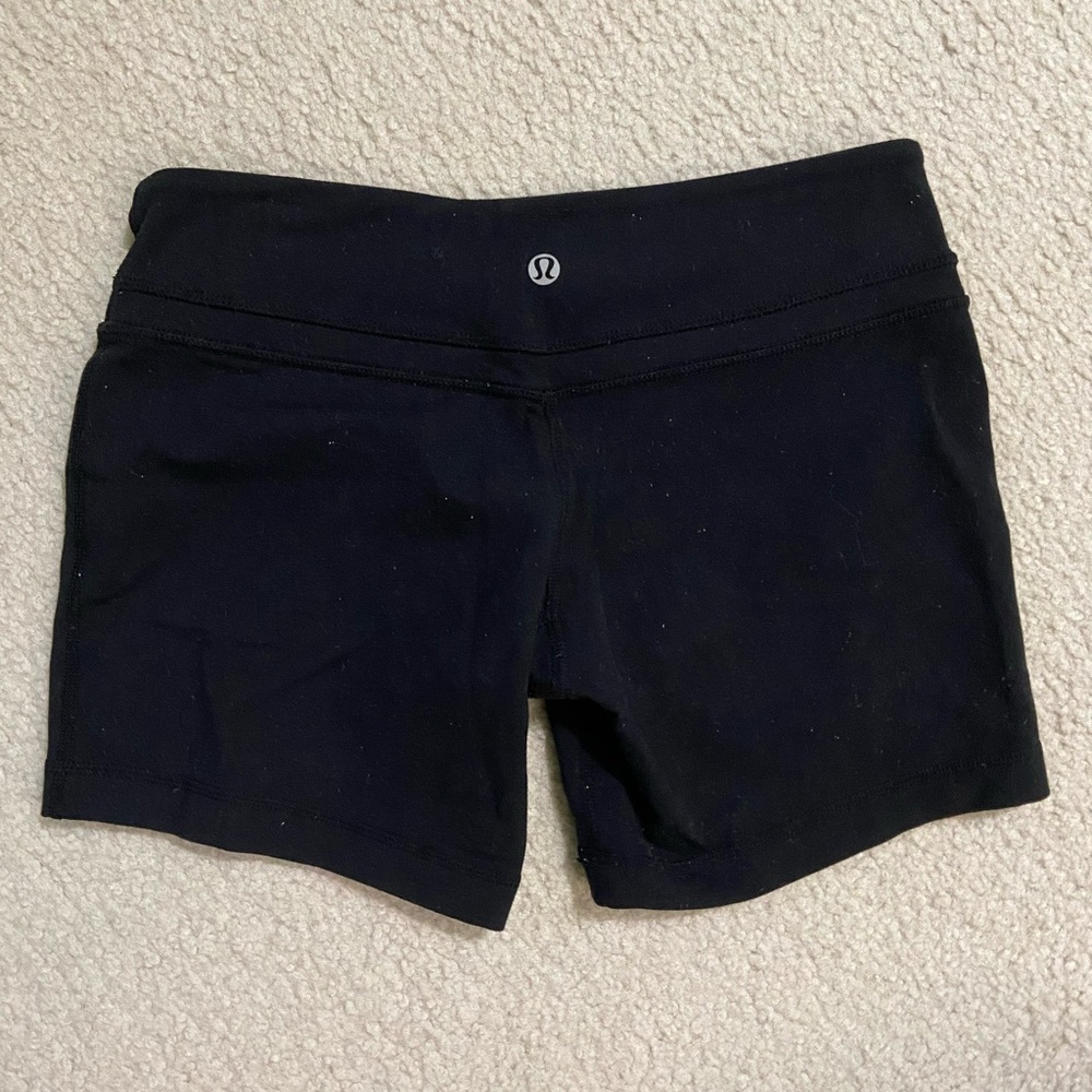 Mid-rise Lululemon shorts